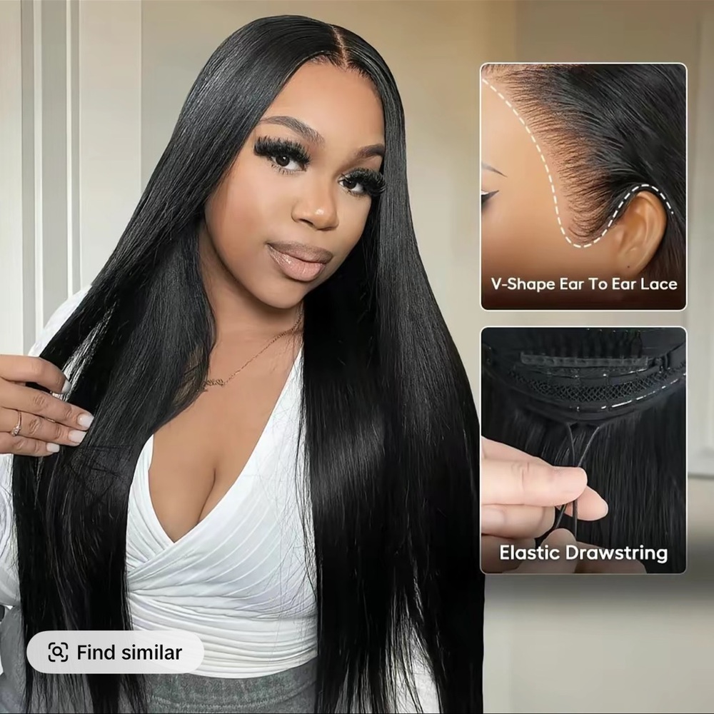 Megalook Glueless Lace Front Wig